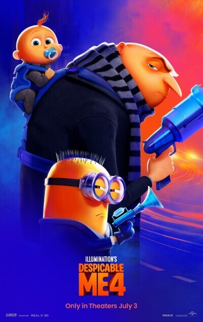 Despicable Me 4 movie poster